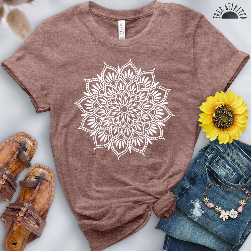 Mandala Lotus Tee - Free Spirited