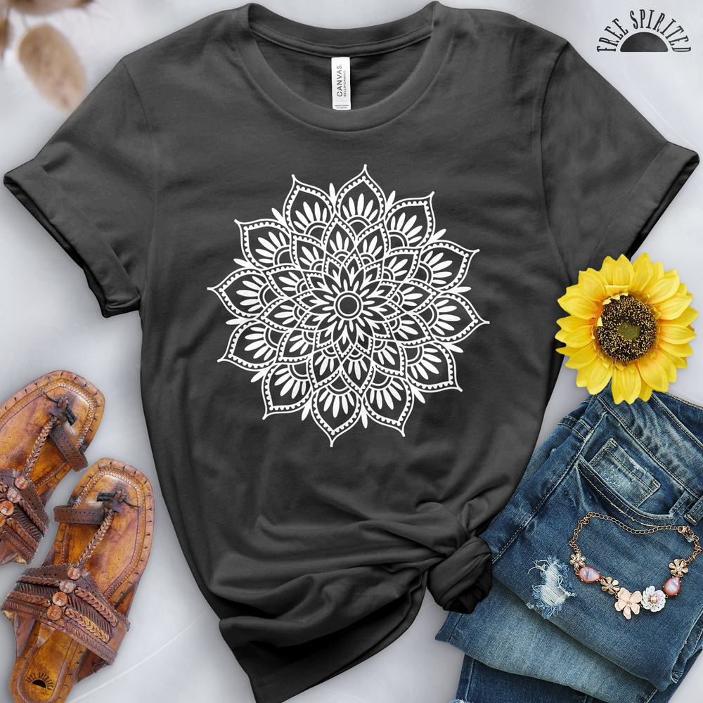 Mandala Lotus Tee - Free Spirited