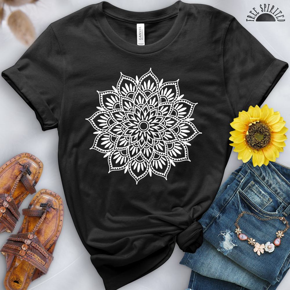 Mandala Lotus Tee - Free Spirited