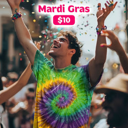 Mardi Gras Premium Hand - Dyed Comfort Shirt - Free Spirited