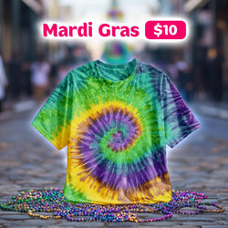 Mardi Gras Premium Hand - Dyed Comfort Shirt - Free Spirited