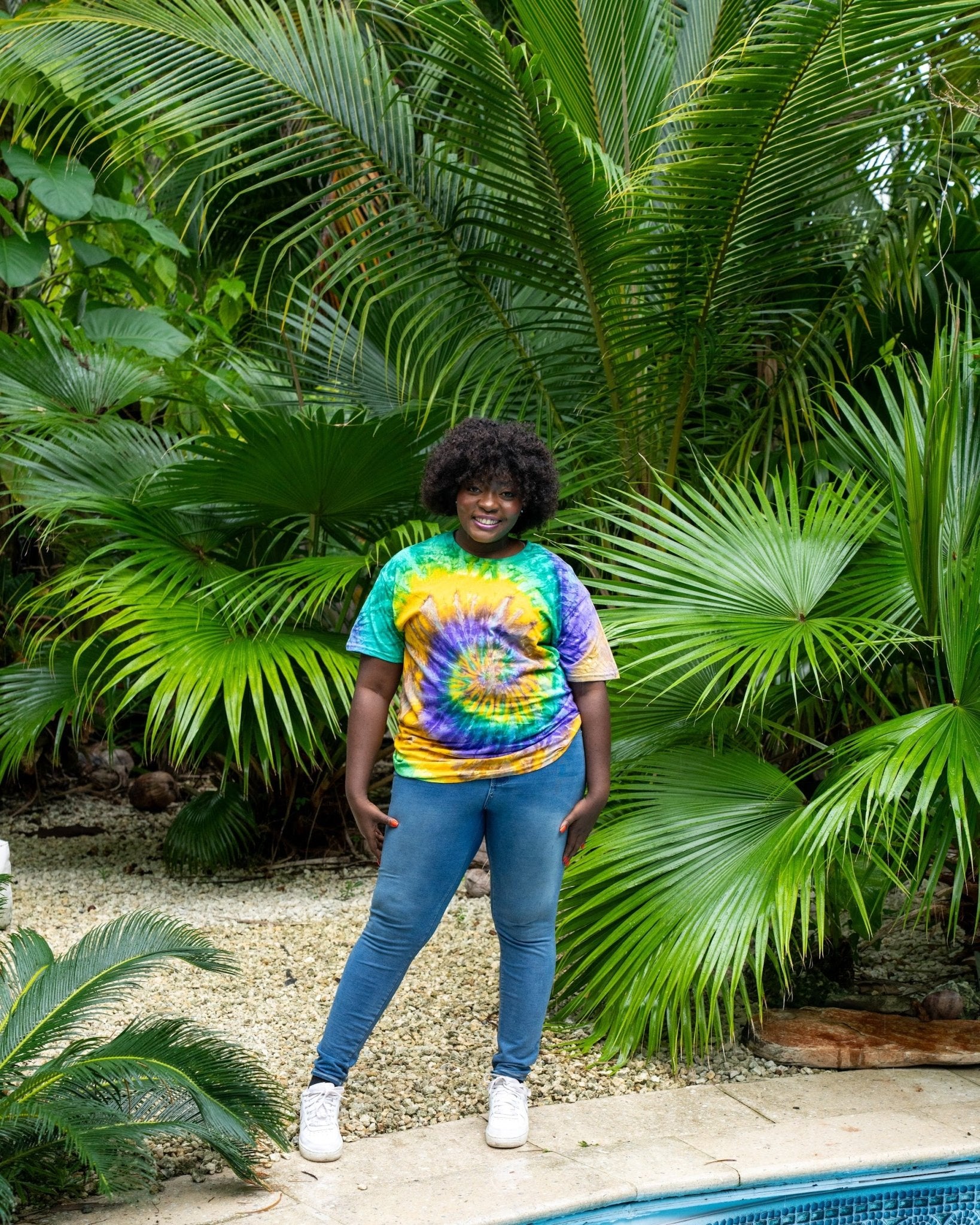 Mardi Gras Premium Hand-Dyed Comfort Shirt - Free Spirited