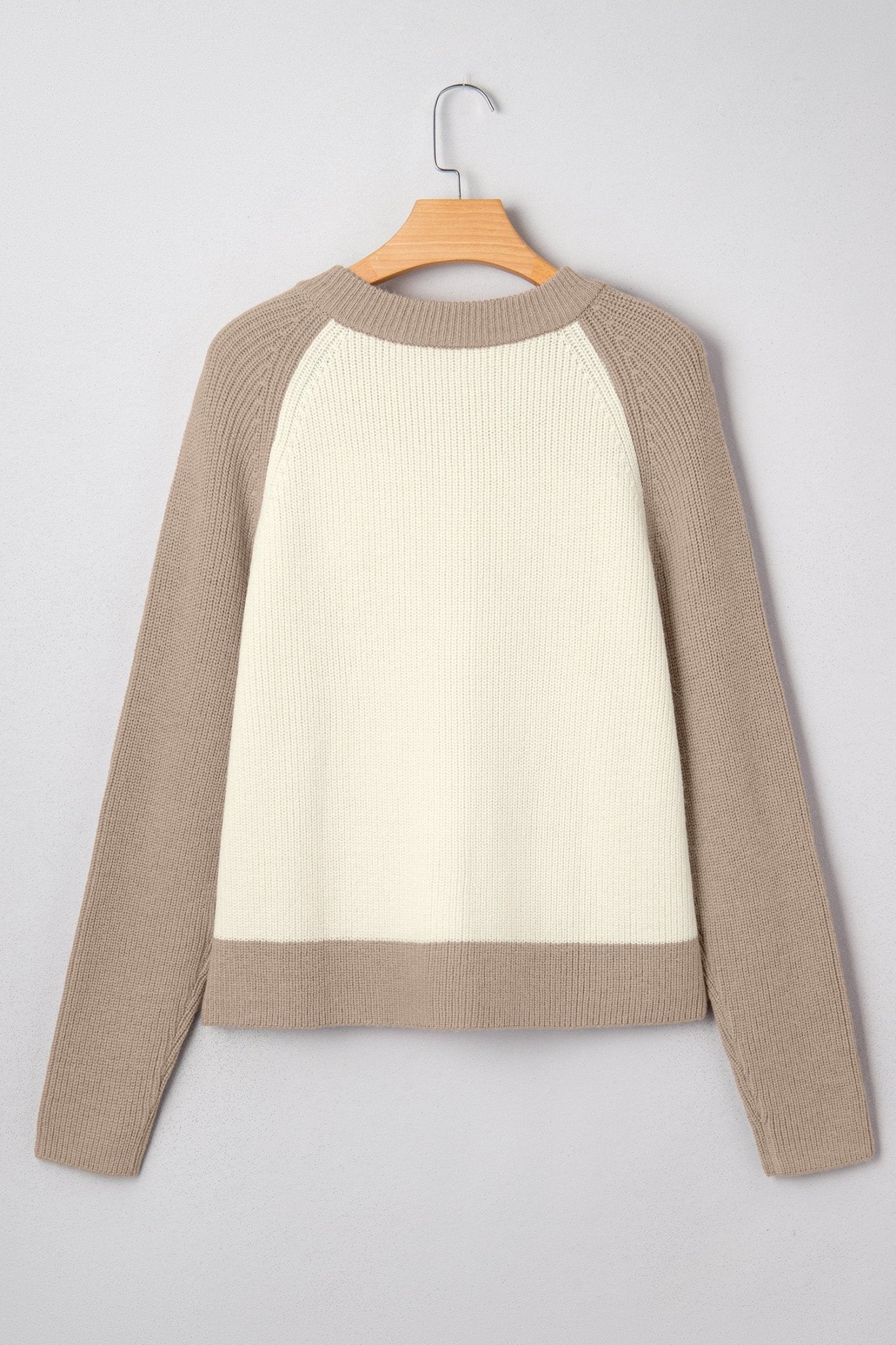 Maryam Ribbed Knit Down Sweater by Threaded Pear - Free Spirited