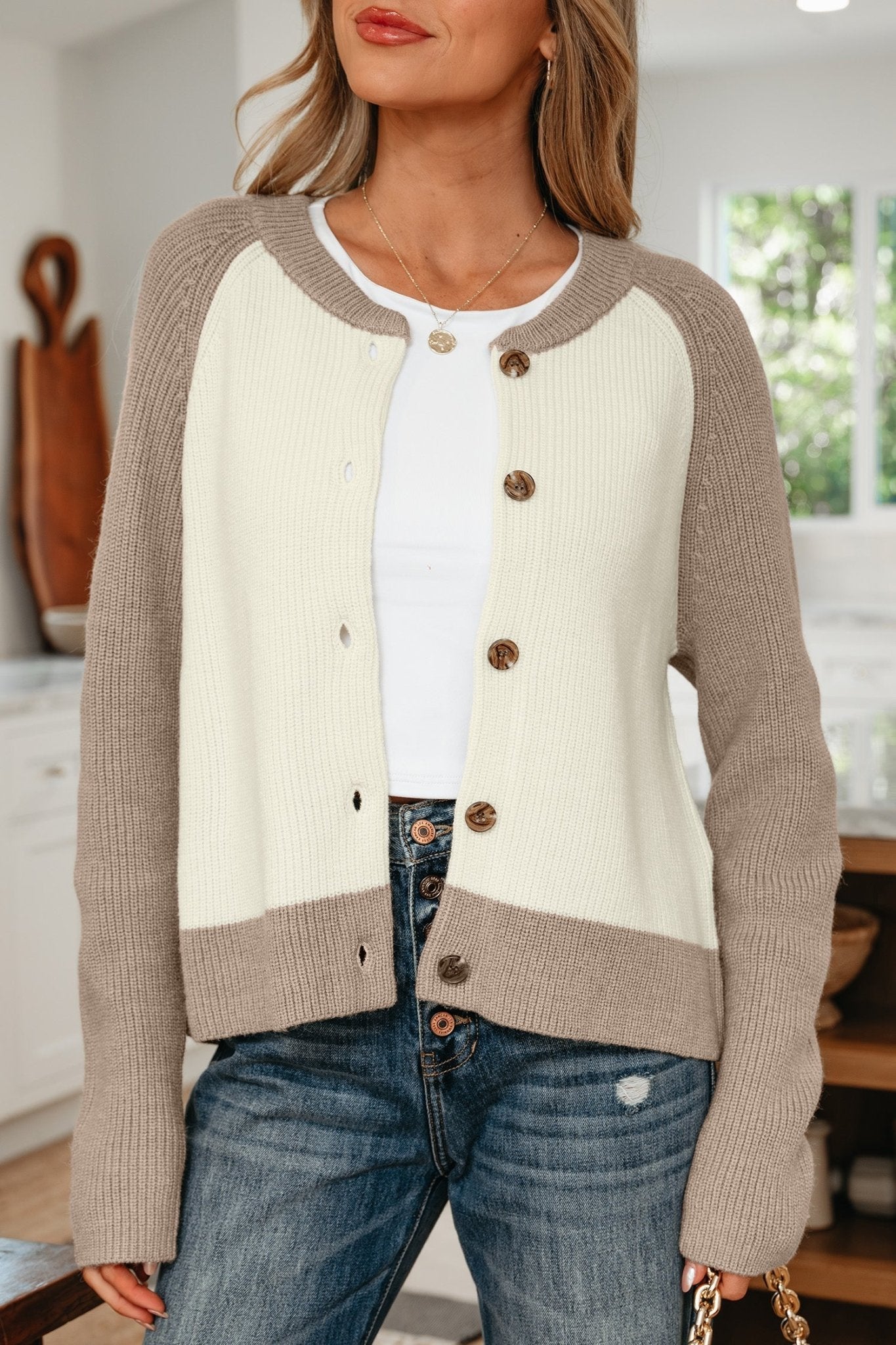 Maryam Ribbed Knit Down Sweater by Threaded Pear - Free Spirited