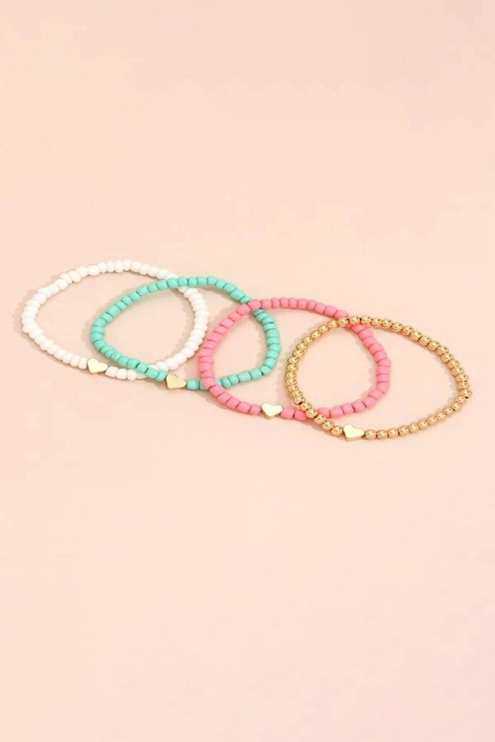 Mazie Beaded Layered Bracelet Set by Threaded Pear - Free Spirited