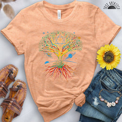 Meditation Zen Tree Tee - Free Spirited