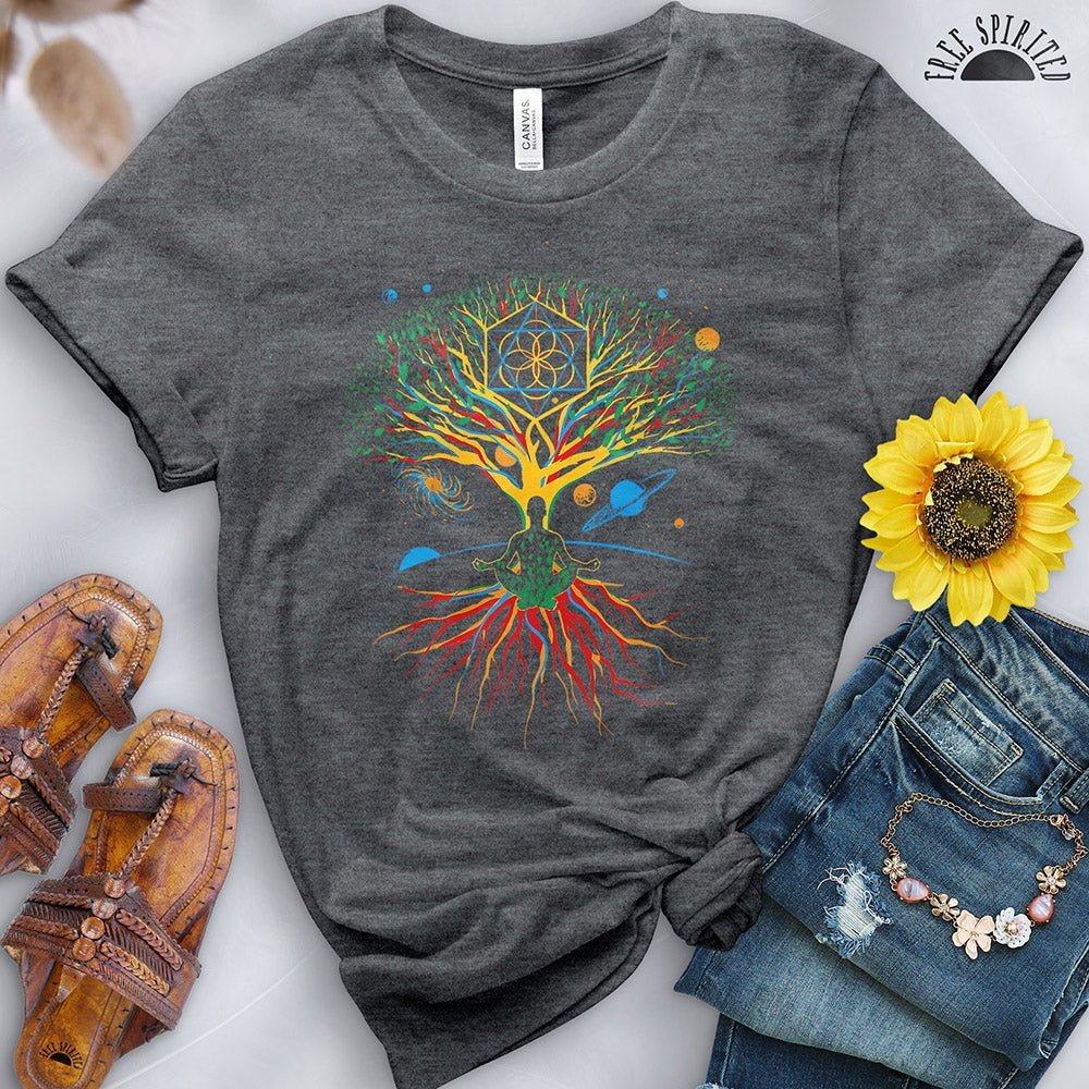 Meditation Zen Tree Tee - Free Spirited