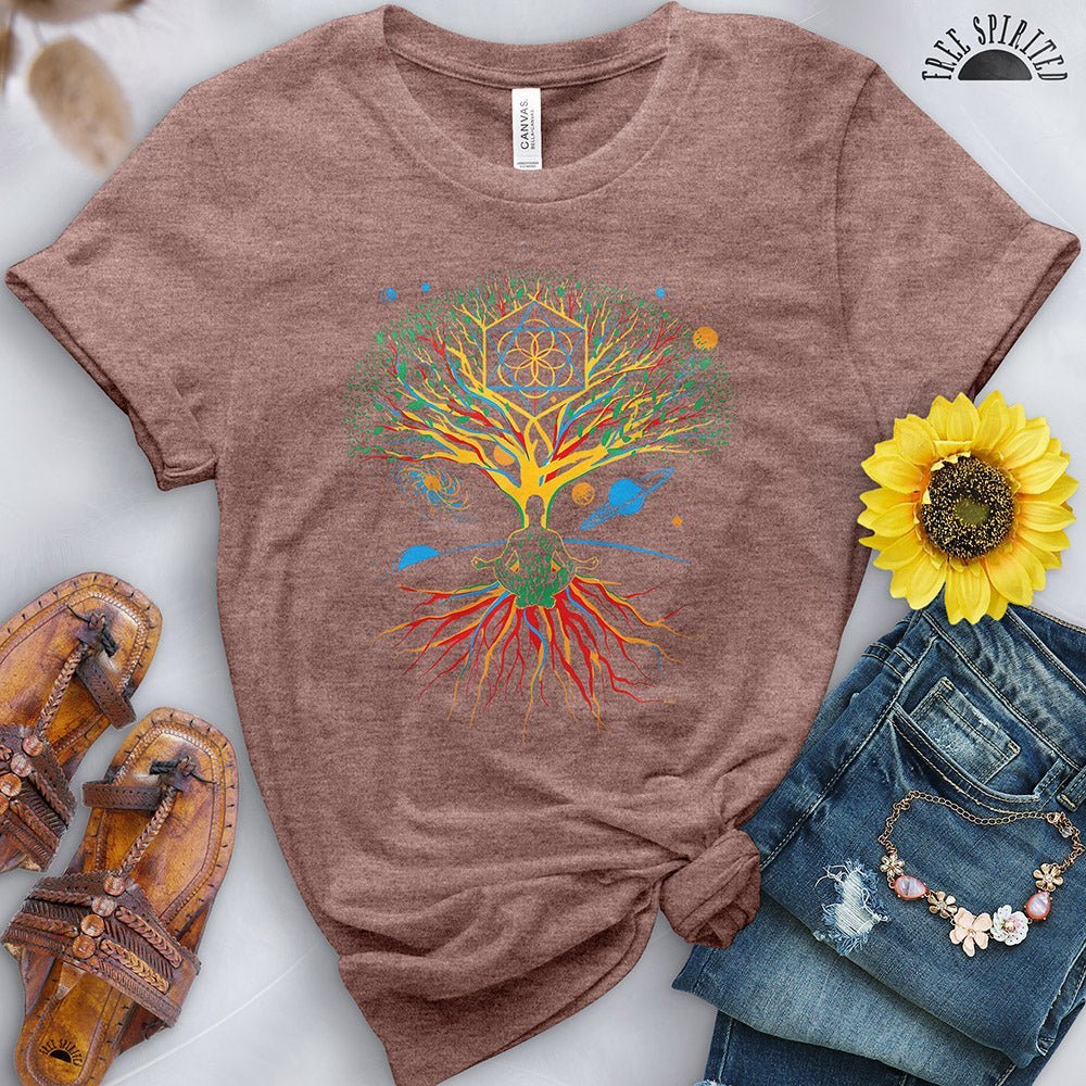 Meditation Zen Tree Tee - Free Spirited