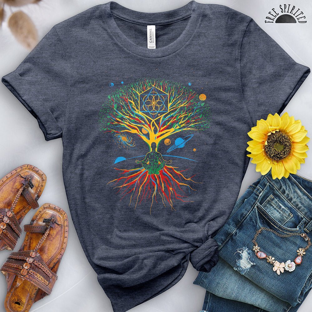 Meditation Zen Tree Tee - Free Spirited