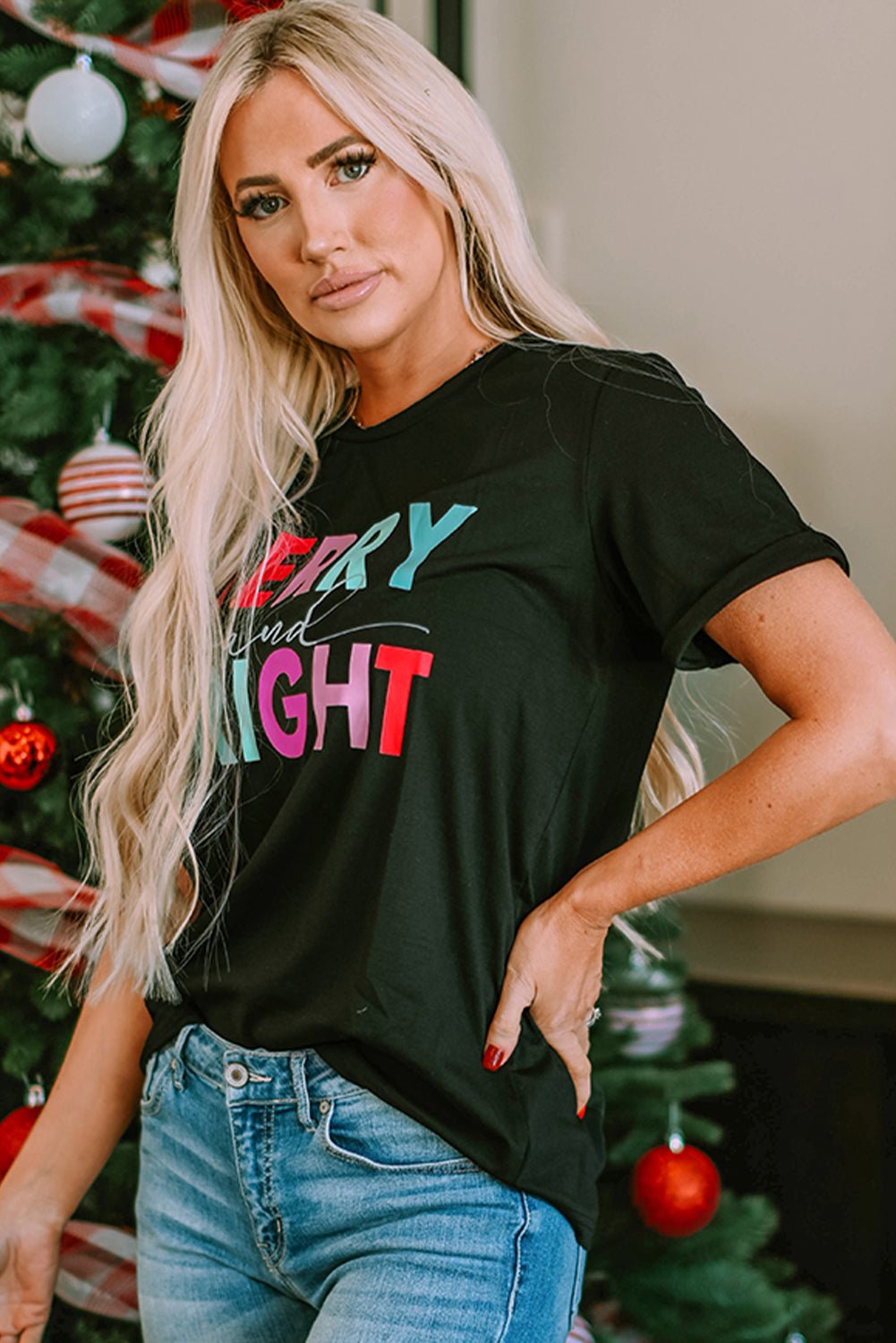 MERRY and BRIGHT Tee - Free Spirited