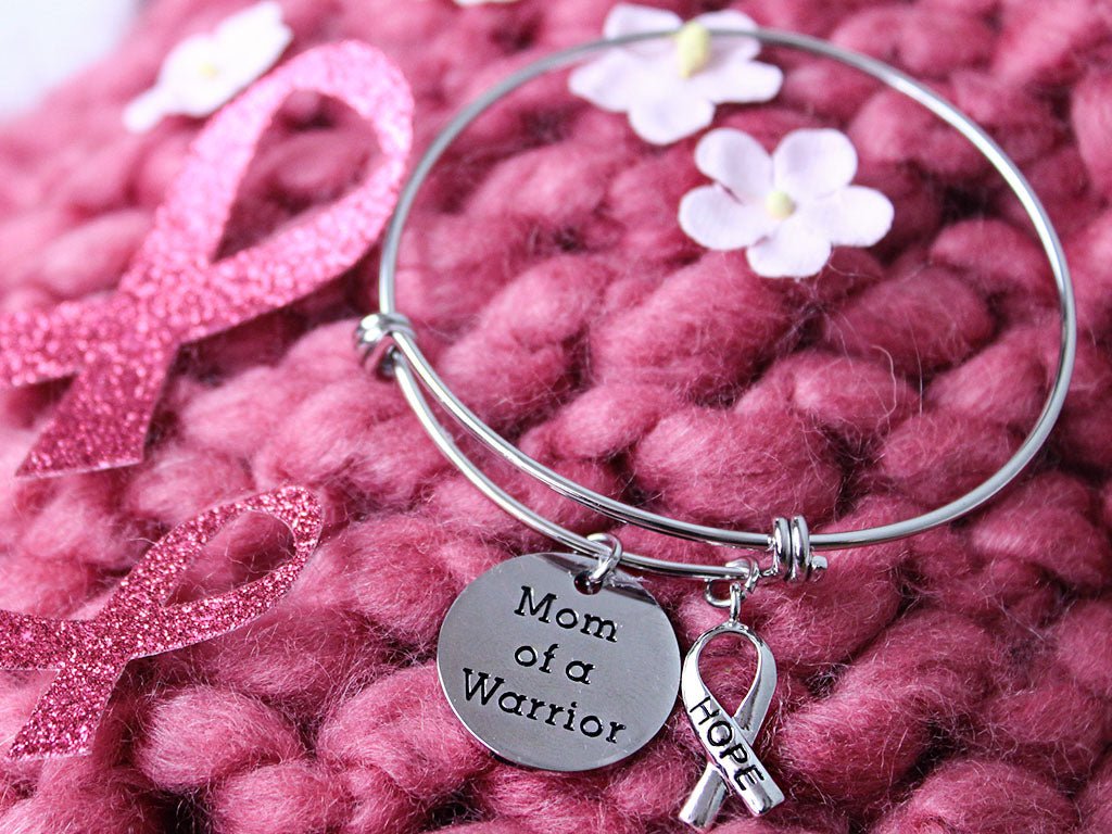 Mom of a Warrior Bangle Bracelet - Free Spirited