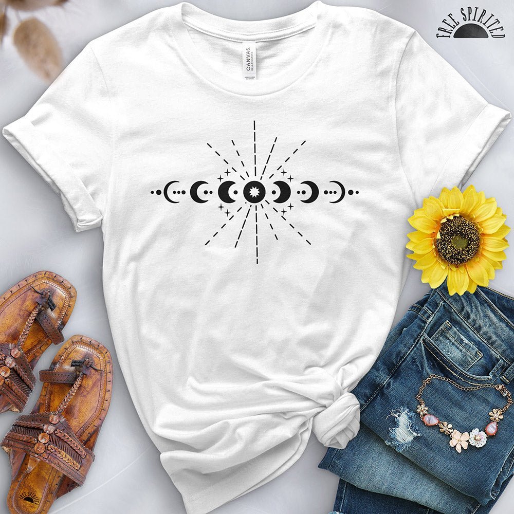 Moon Phase Tee - Free Spirited