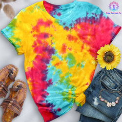 Multi Rainbow Premium Hand-Dyed Comfort Shirt - Free Spirited