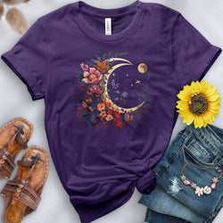 Mystic Flower Moon Tee - Free Spirited