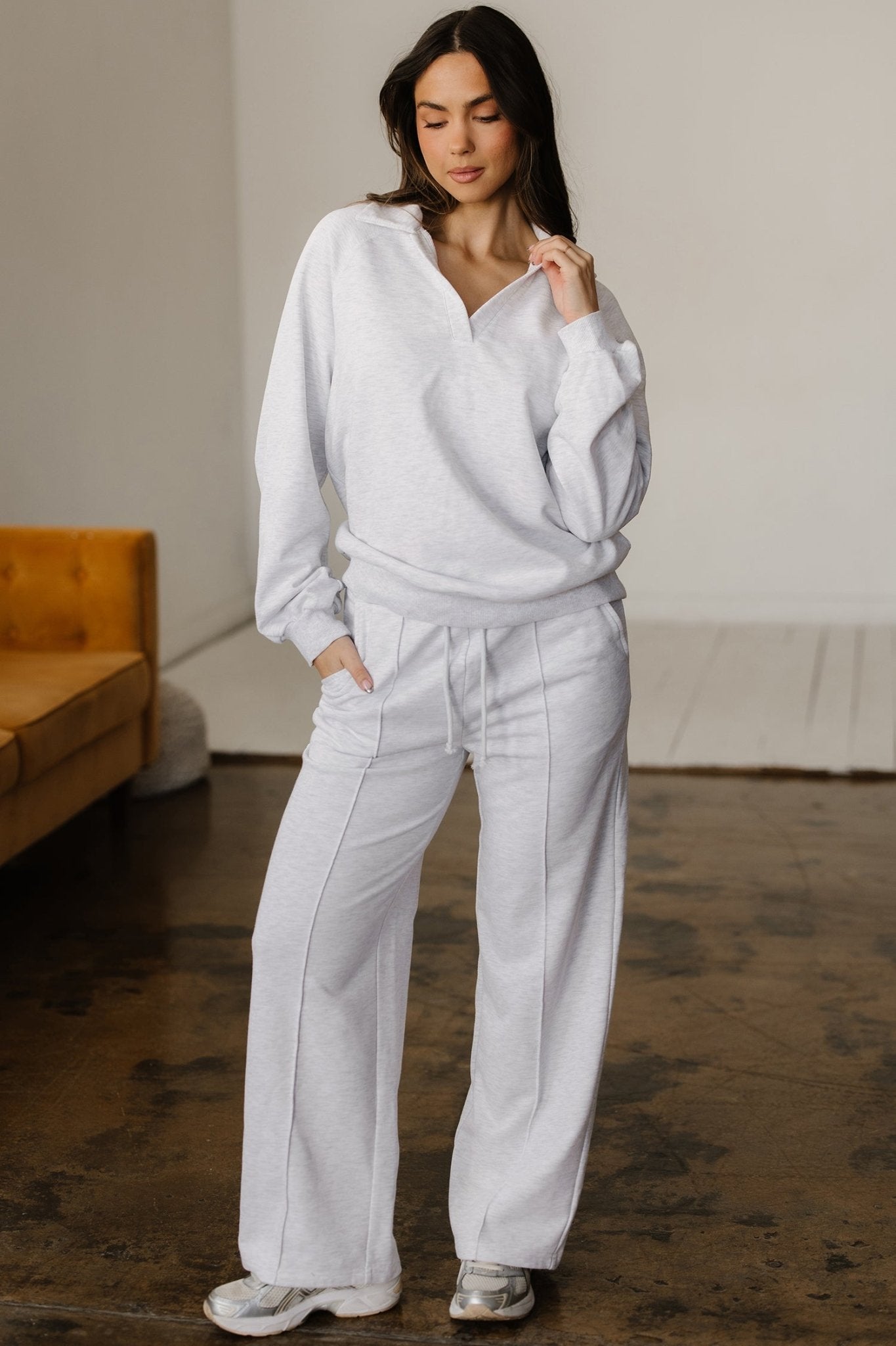Nina Drawstring Sweatpants Set by Threaded Pear - Free Spirited
