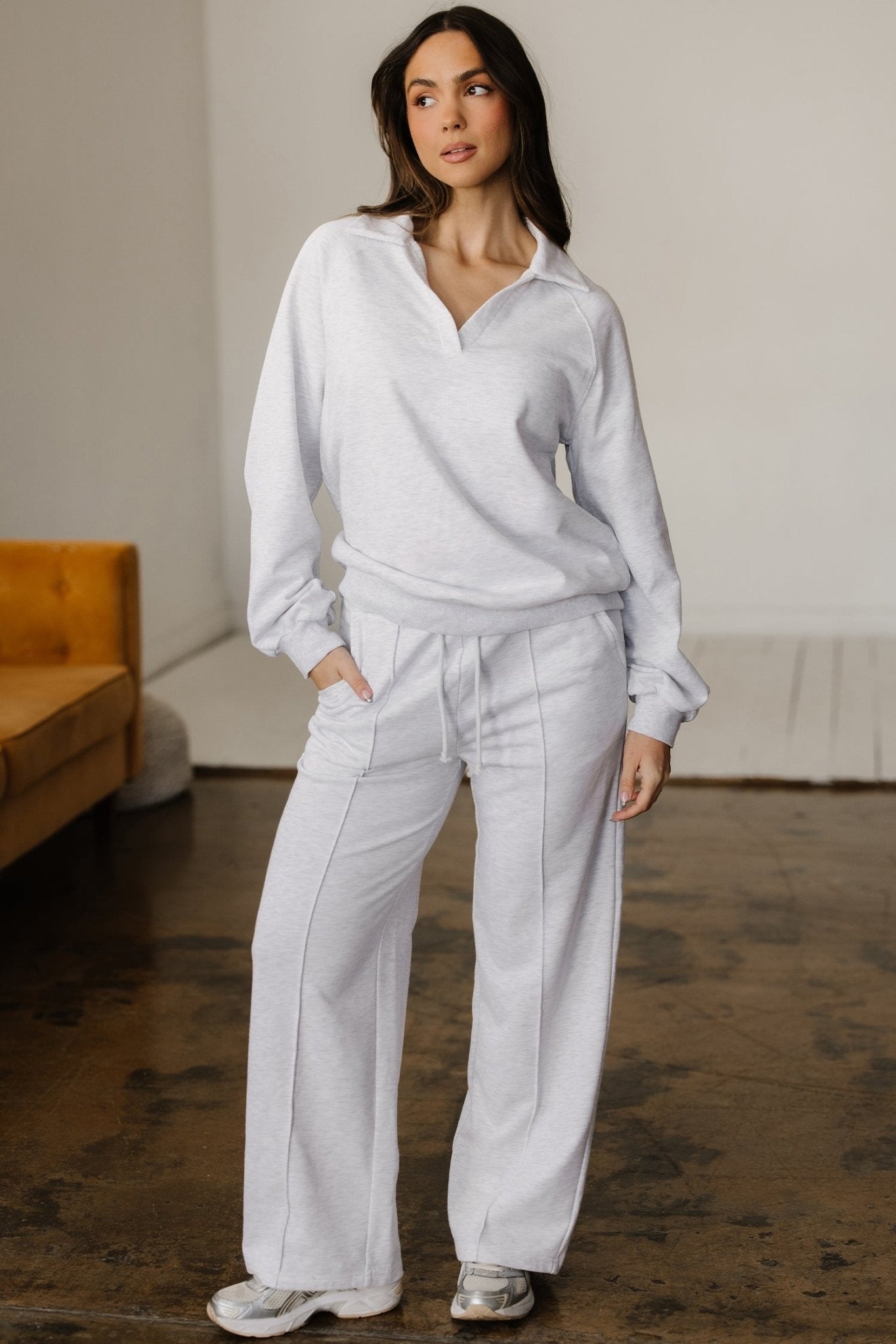 Nina Drawstring Sweatpants Set by Threaded Pear - Free Spirited