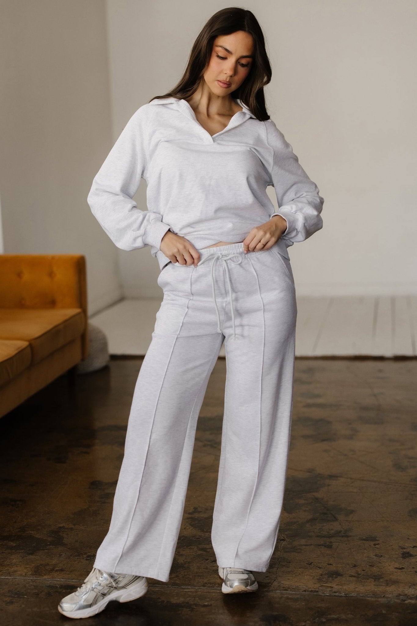 Nina Drawstring Sweatpants Set by Threaded Pear - Free Spirited