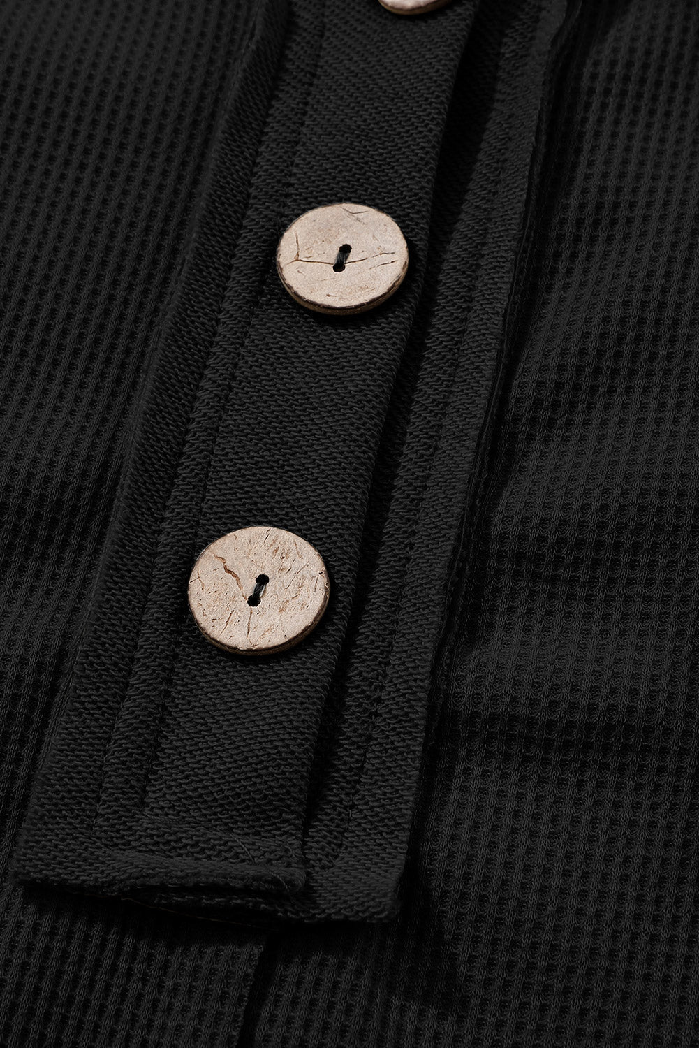 Nina Waffle Knit Long Sleeve Top by Threaded Pear - Free Spirited