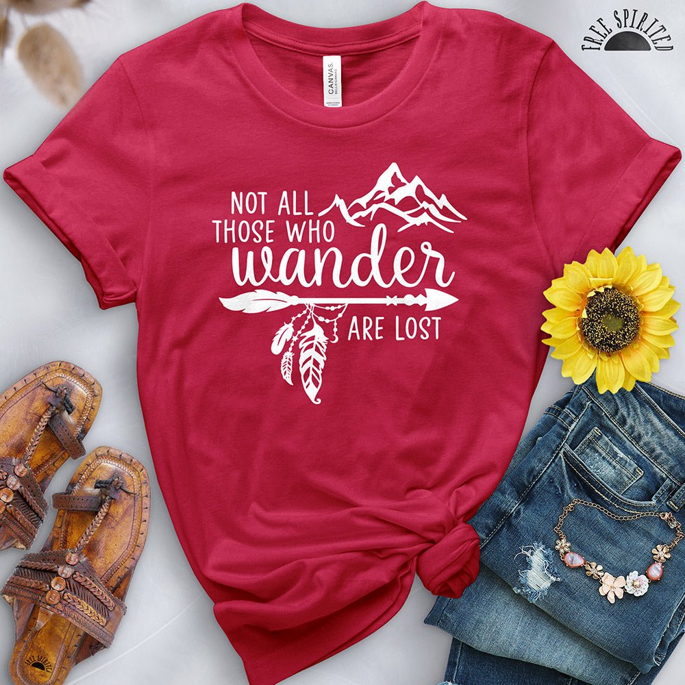 Not All Those Who Wander Tee - Free Spirited