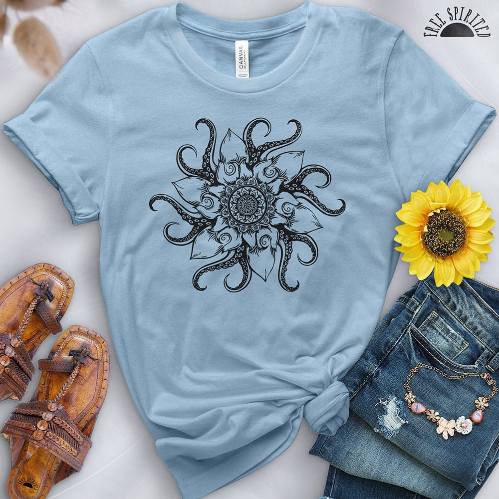 Octopus Mandala Tee - Free Spirited