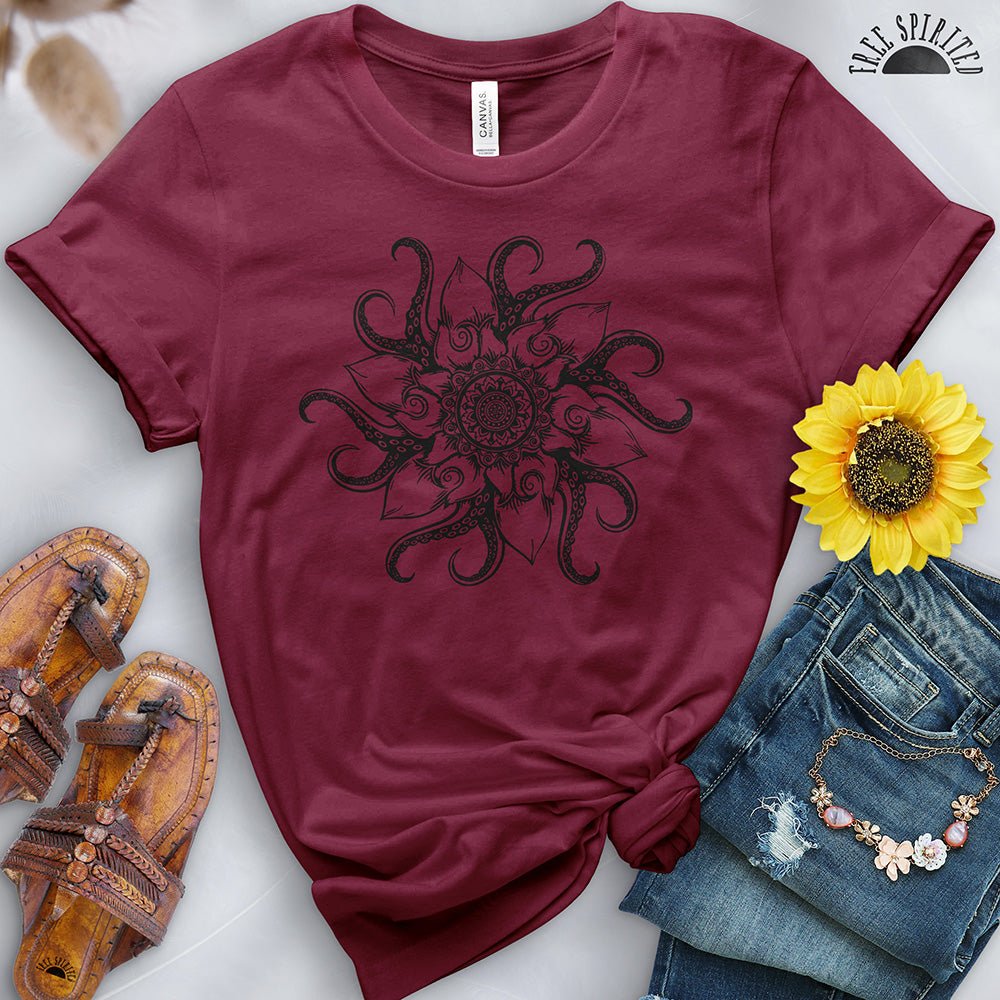 Octopus Mandala Tee - Free Spirited