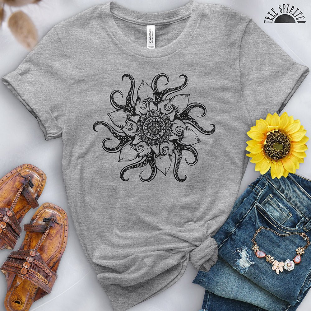 Octopus Mandala Tee - Free Spirited