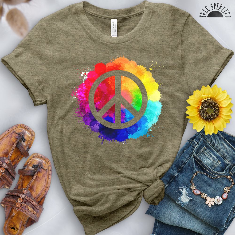 Peace Sign World Peace Tee - Free Spirited