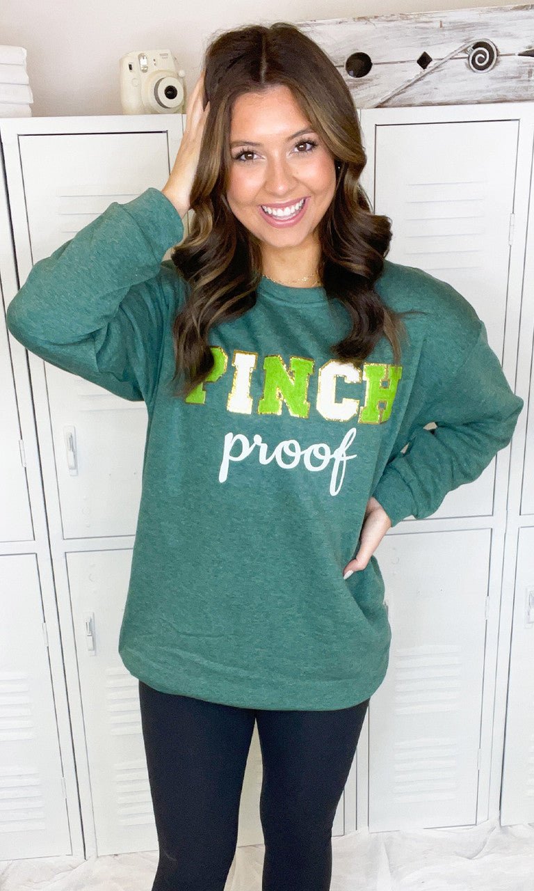 Pinch Proof Ideal Chenille Sweatshirt - Free Spirited