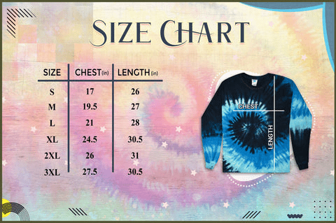Premium Tie-Dye Mystery Long Sleeve - Free Spirited