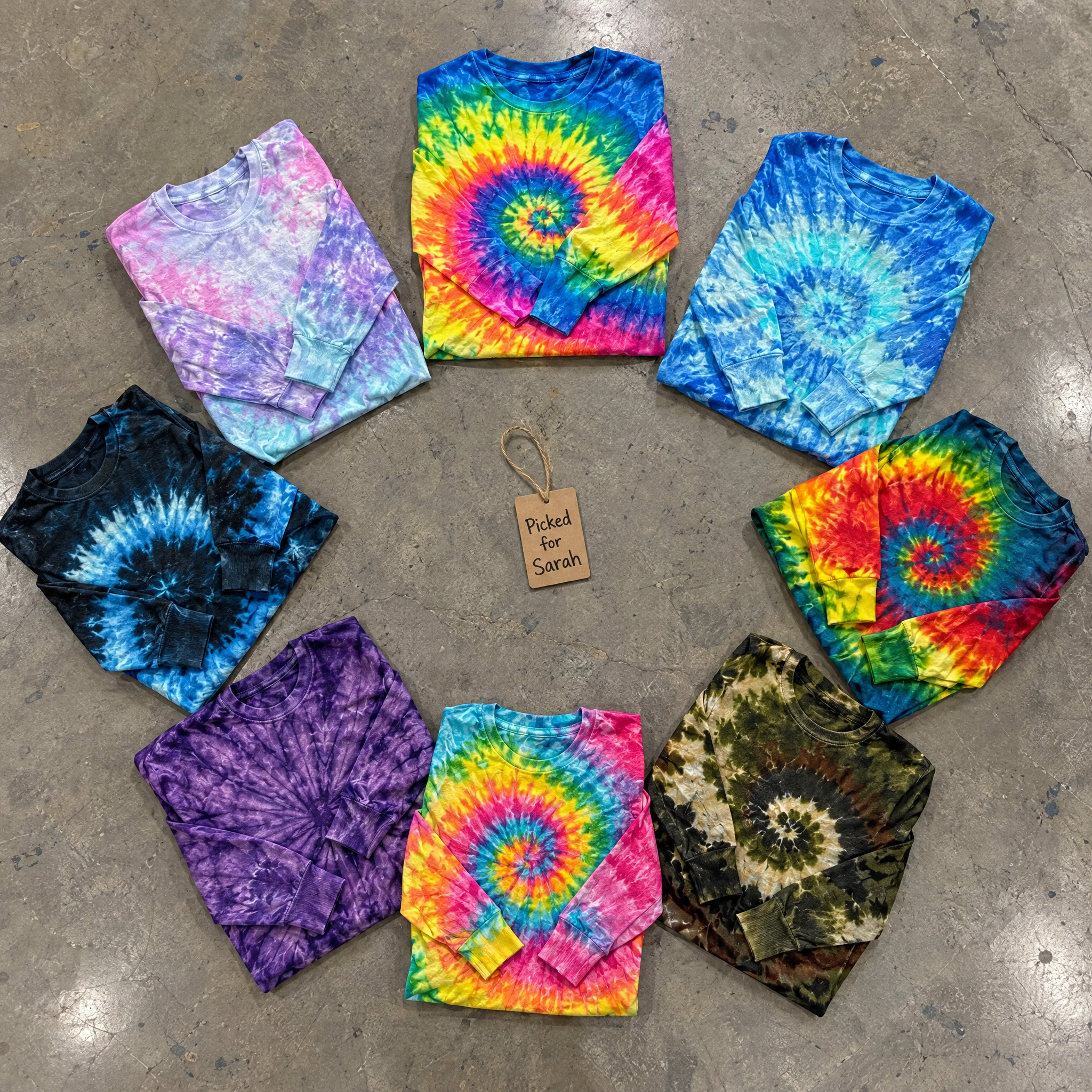 Premium Tie-Dye Mystery Long Sleeve - Free Spirited