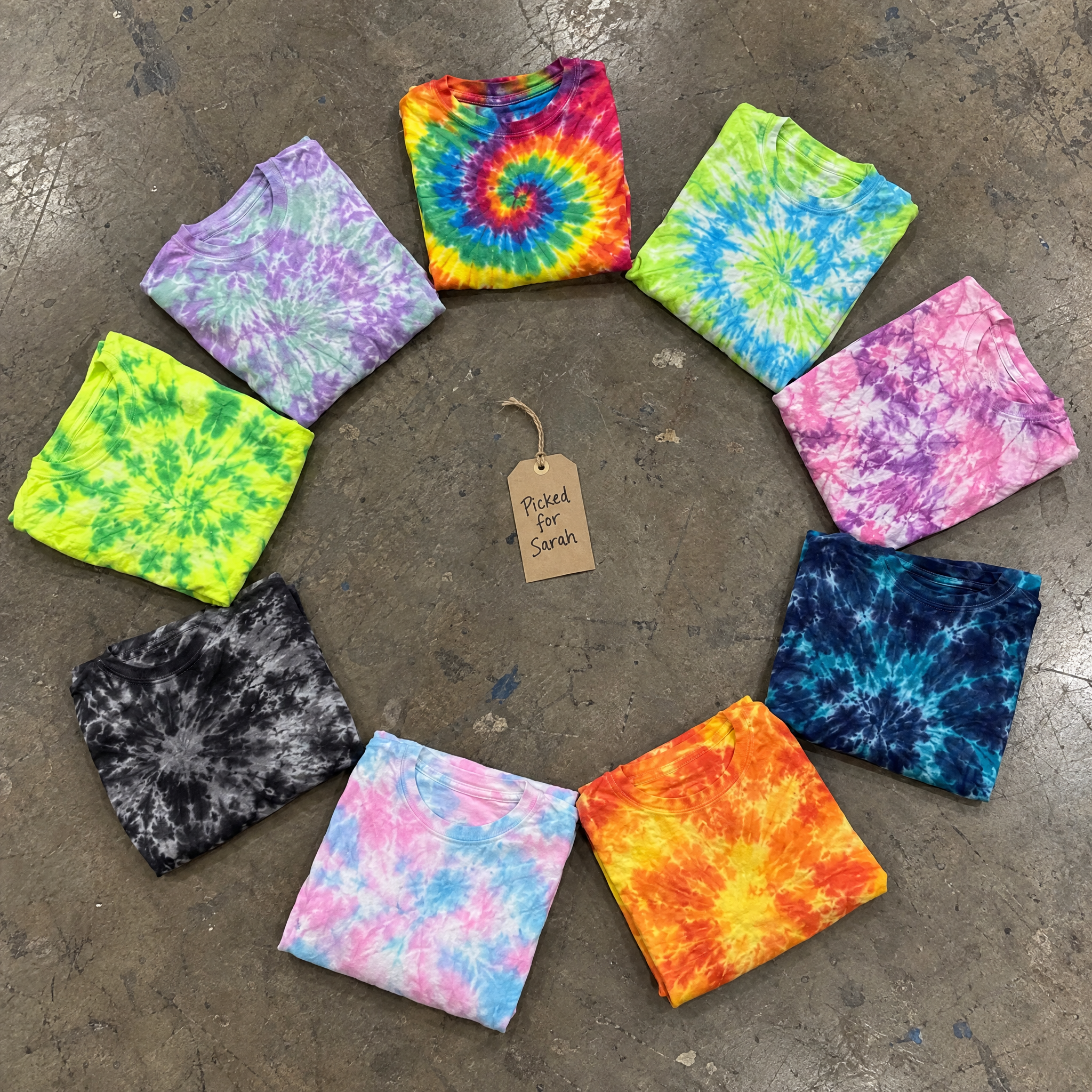Premium Tie-Dye Mystery Tee - Free Spirited