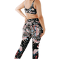 Pretty in Black Printed Yoga Legging - Free Spirited