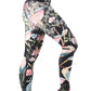 Pretty in Black Printed Yoga Legging - Free Spirited