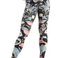 Pretty in Black Printed Yoga Legging - Free Spirited