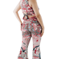 Pretty In Pink Printed Bell Bottoms - Free Spirited