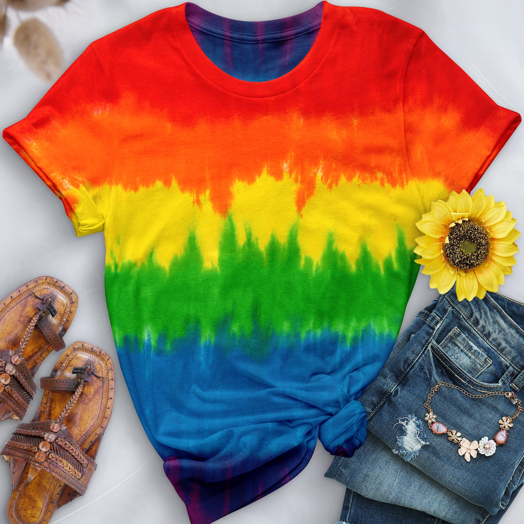 Pride Premium Hand-Dyed Comfort Shirt - Free Spirited