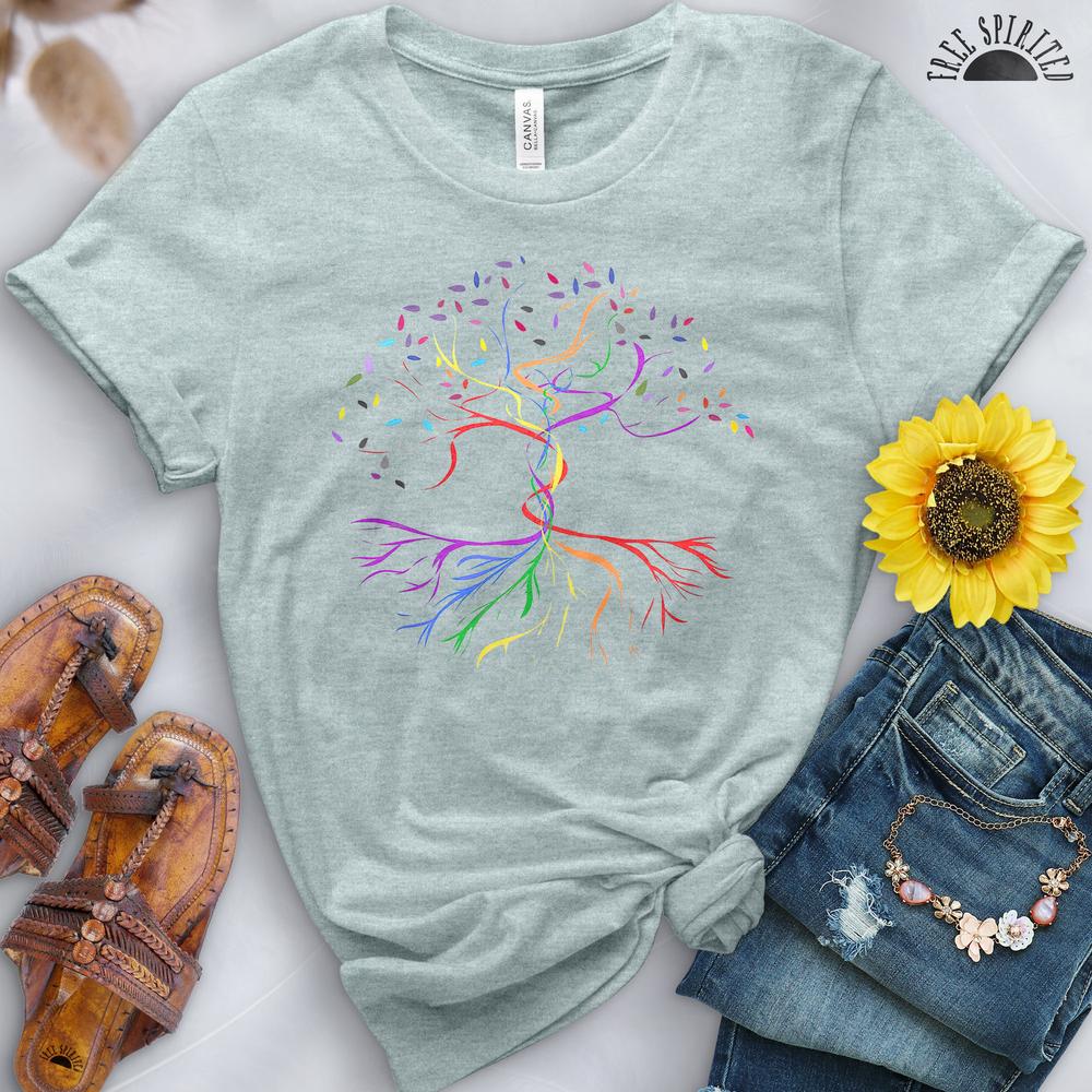 Pride Tree of Life Tee - Free Spirited