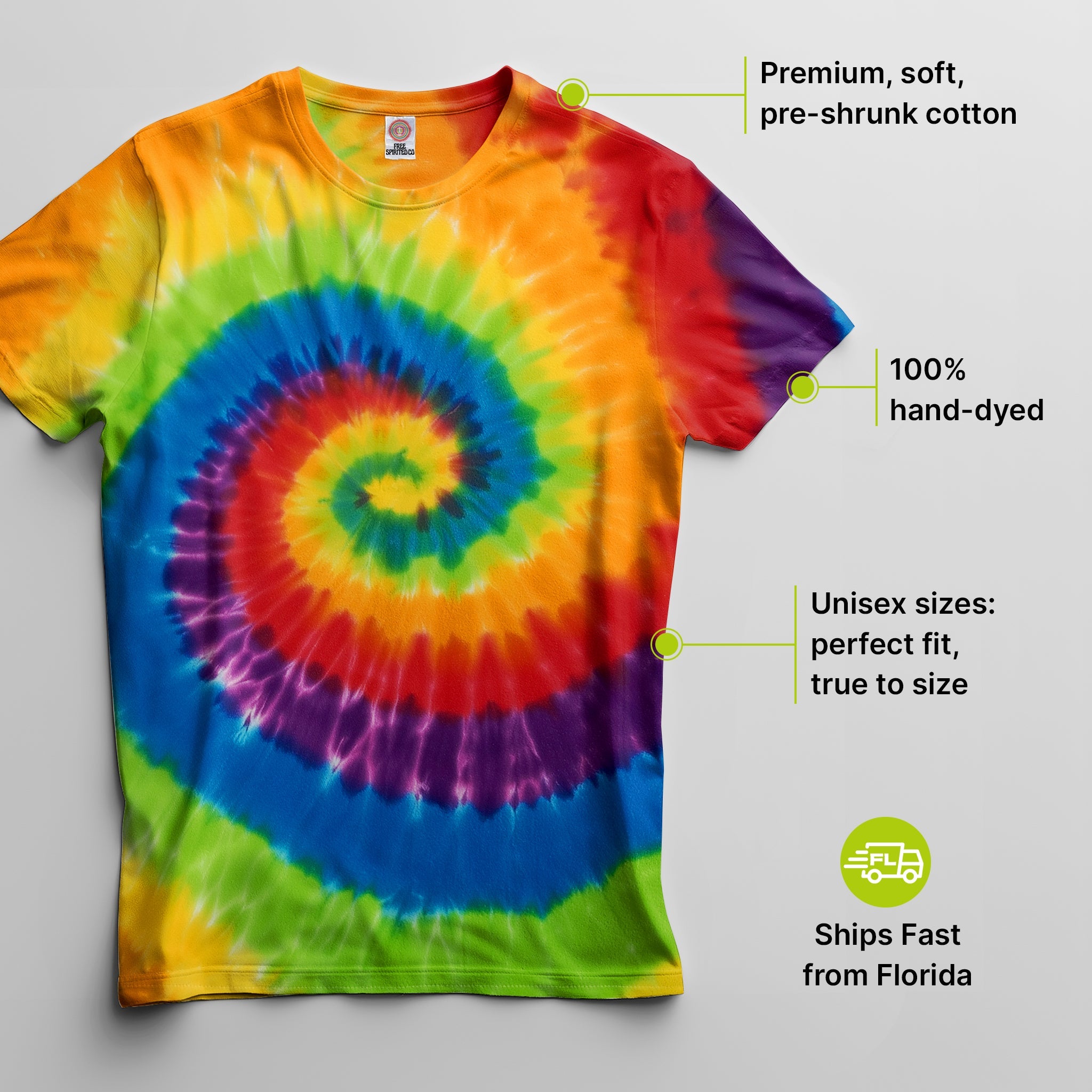 Prism Premium Hand - Dyed Comfort Shirt - Free Spirited