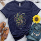 Psychedelic Octopus Tee - Free Spirited