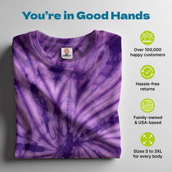 Splendid Women's Thermal Long Sleeve Tie Dye Pullover Top (Lavender Tie Dye, Small) At Women's Clothing Store