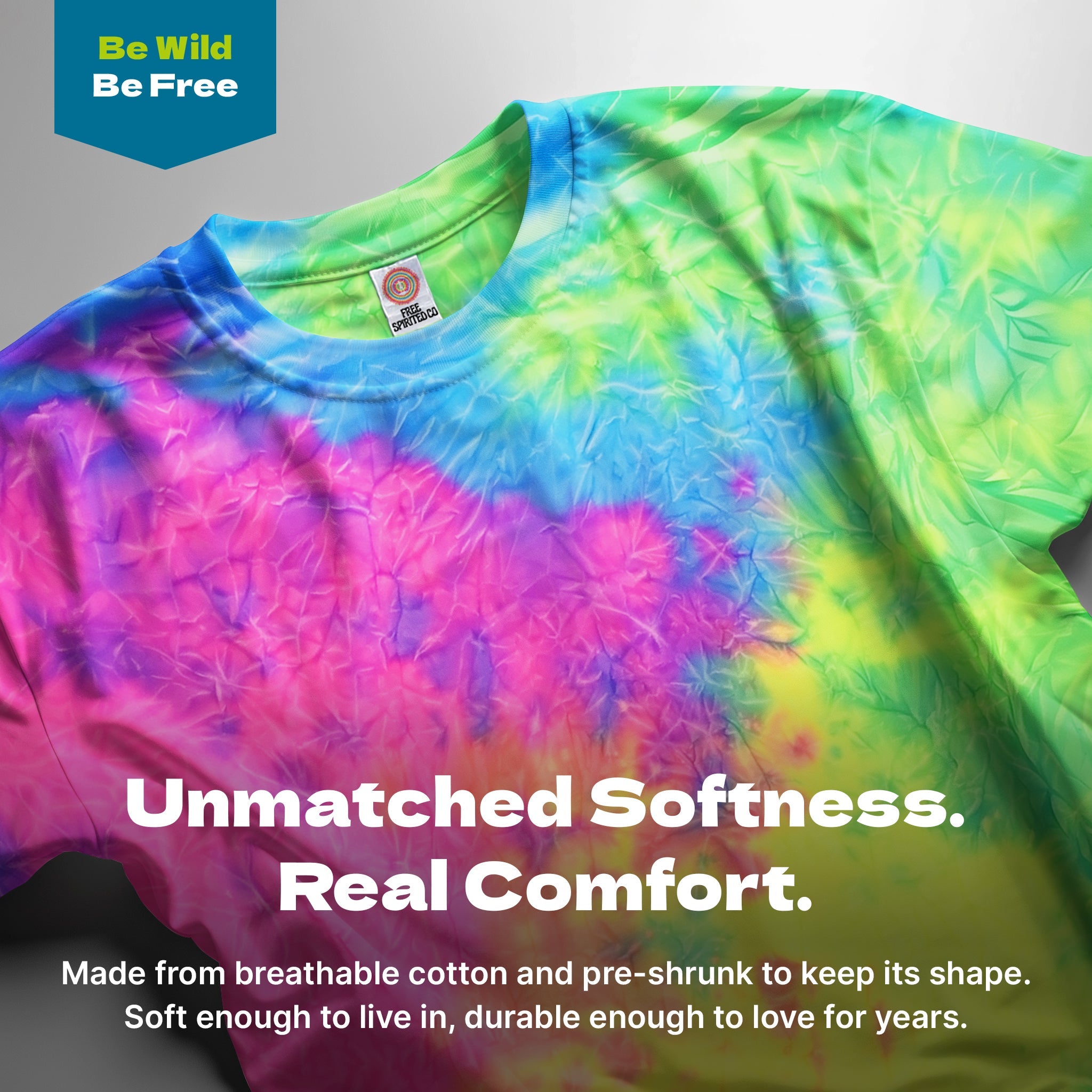 Quest Premium Hand - Dyed Comfort Shirt - Free Spirited