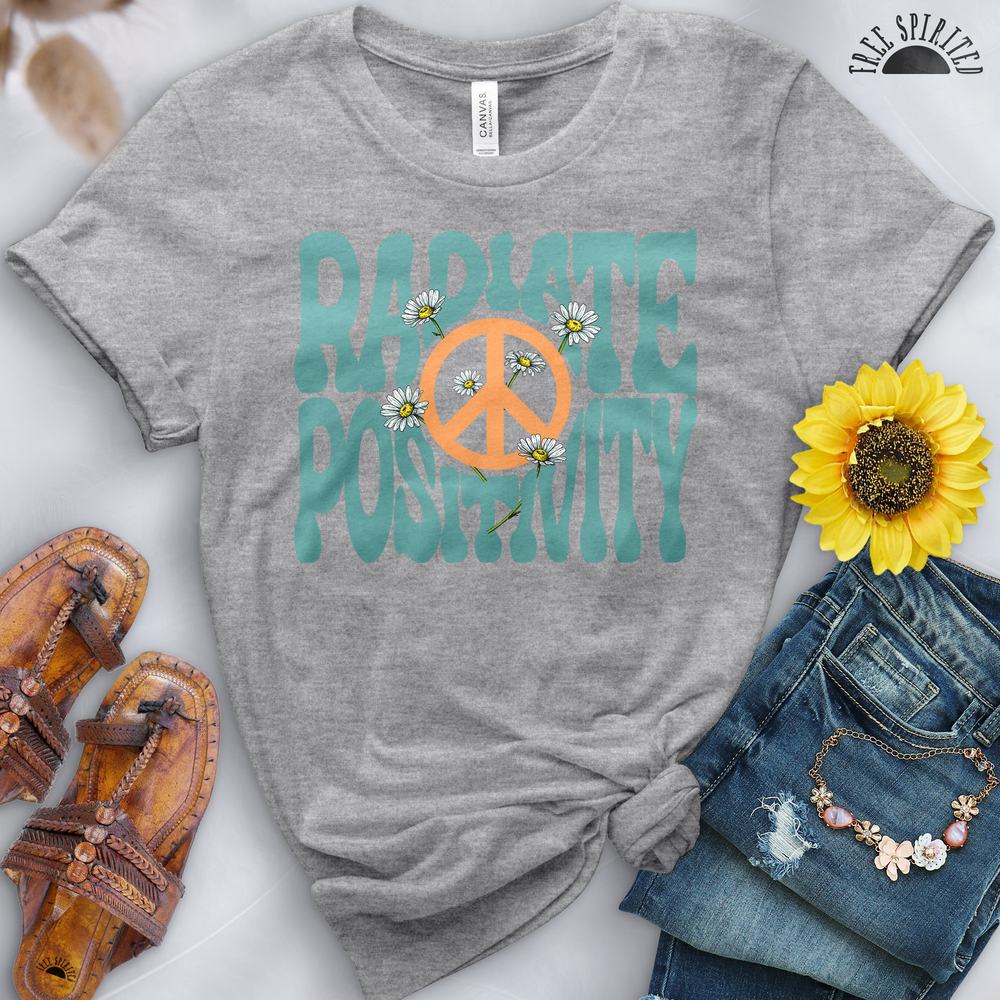 Radiate Positivity Tee - Free Spirited