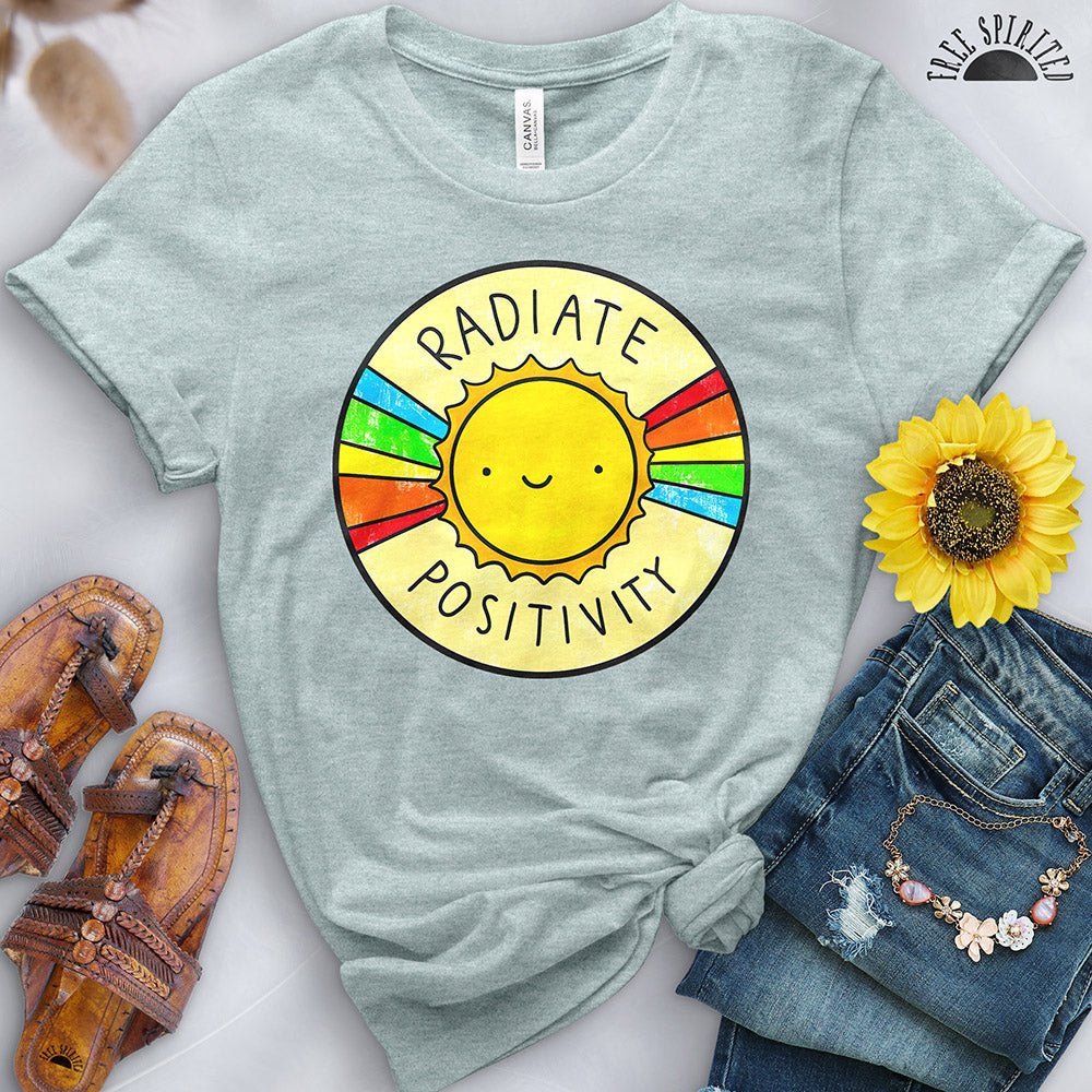 Radiate Positivity Tee - Free Spirited