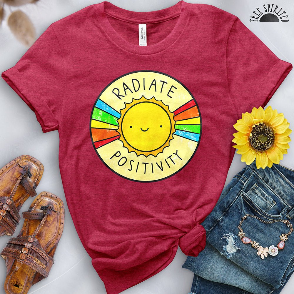 Radiate Positivity Tee - Free Spirited