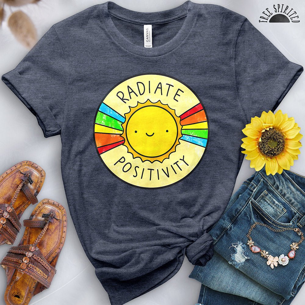 Radiate Positivity Tee - Free Spirited