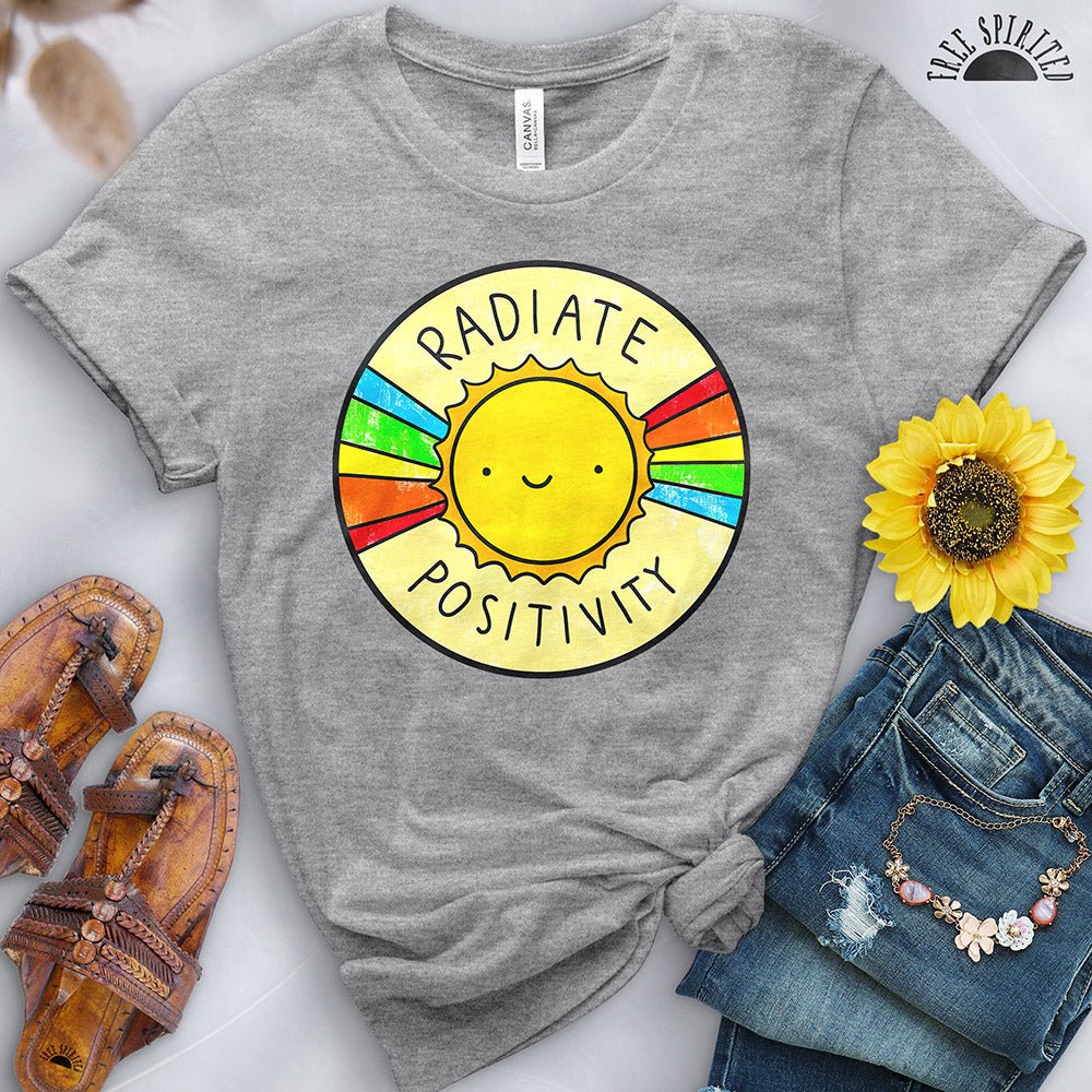 Radiate Positivity Tee - Free Spirited