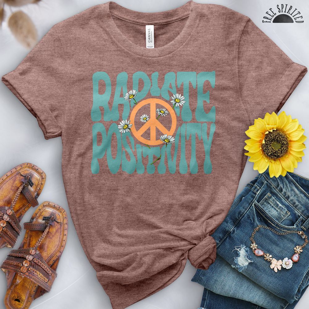 Radiate Positivity Tee - Free Spirited