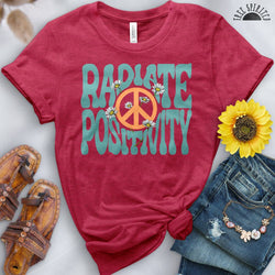 Radiate Positivity Tee - Free Spirited