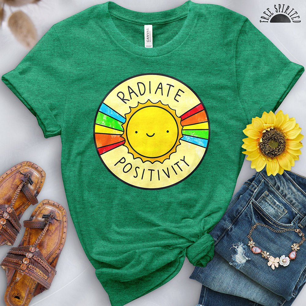 Radiate Positivity Tee - Free Spirited