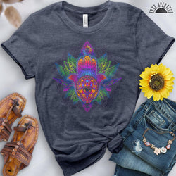 Rainbow Hamsa Tee - Free Spirited